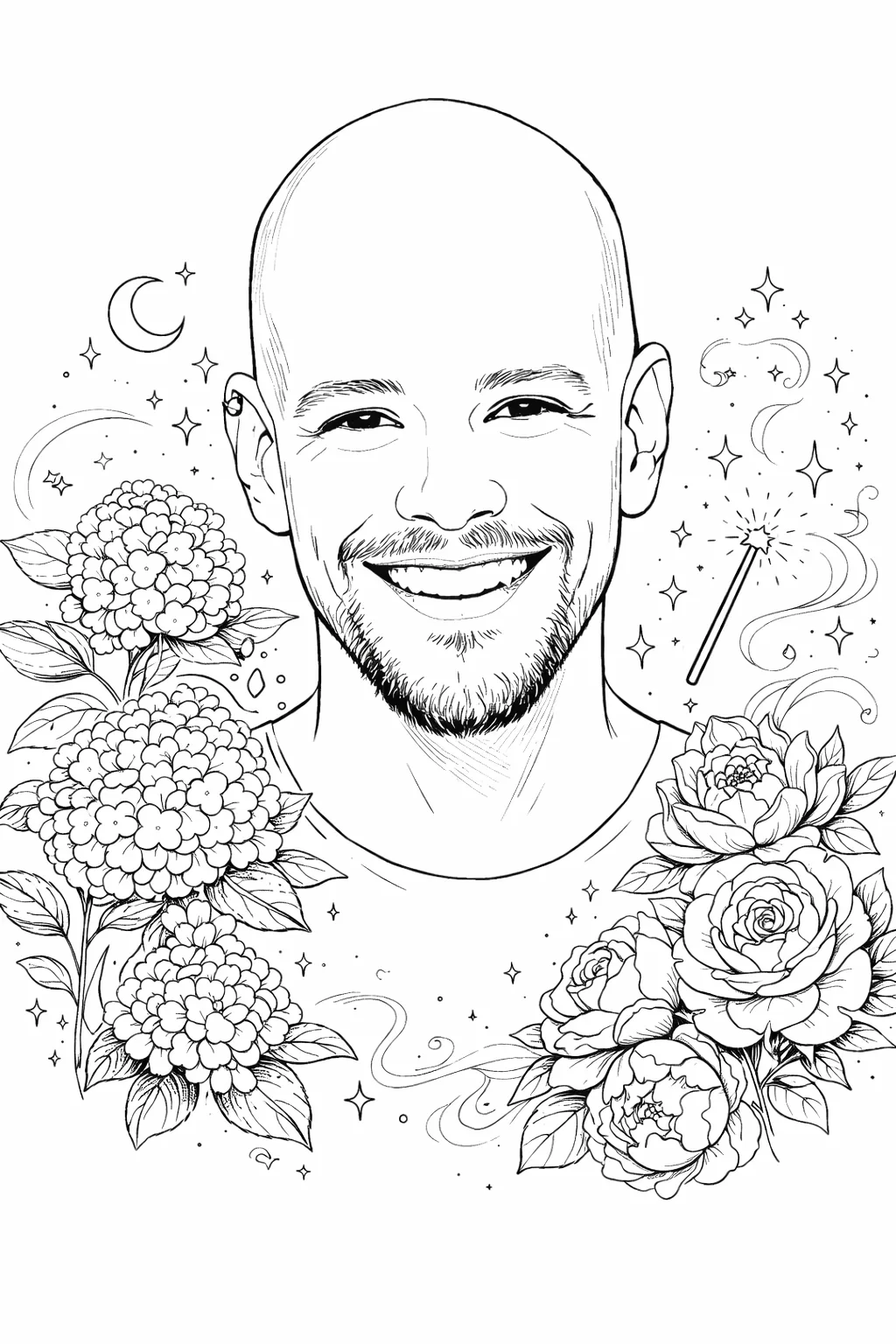 Brandon Joseph, floral designer and founder of Lovely Coven studio in San Francisco